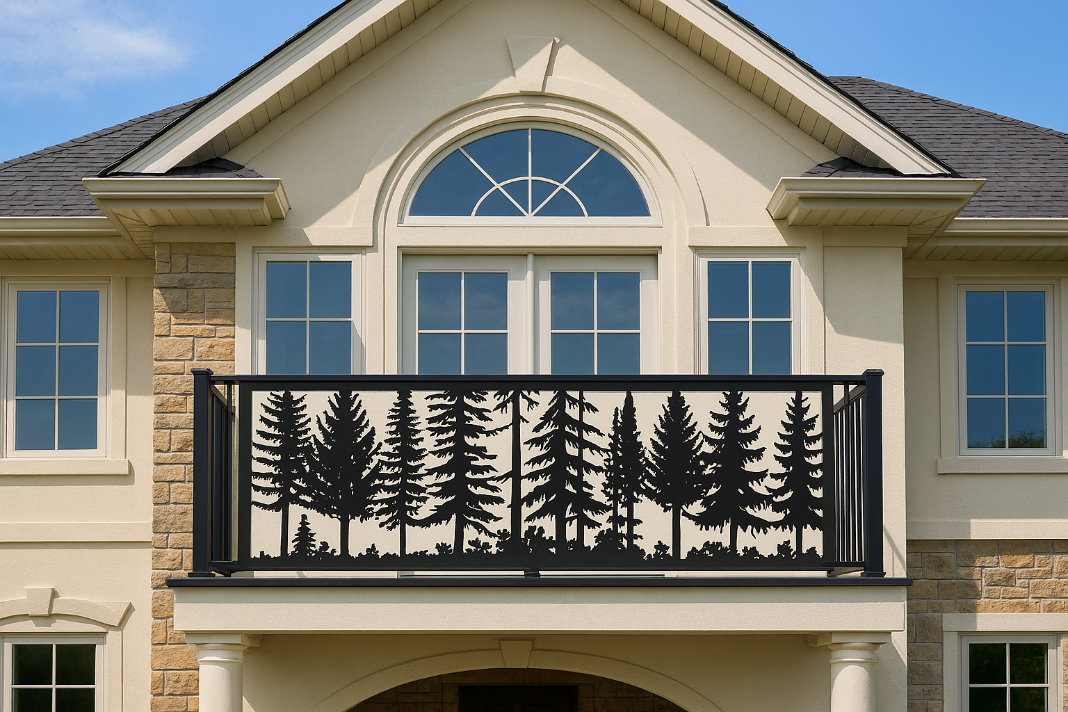 Balcony Panels and Metal Inserts