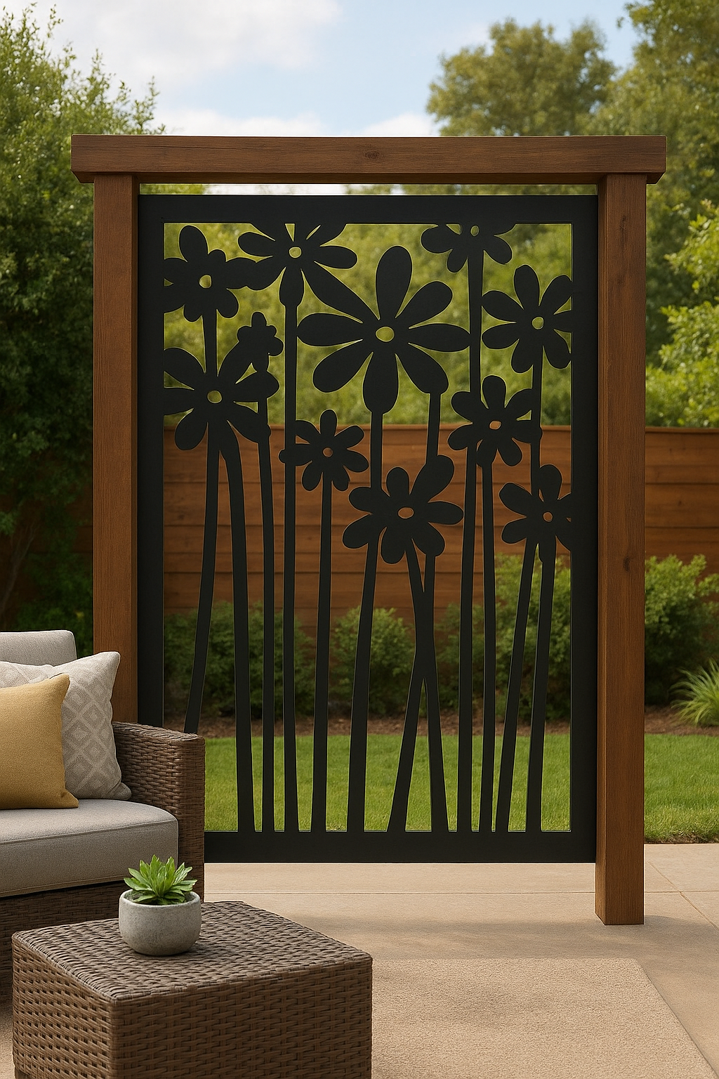 Floral and Botanical Metal Panels