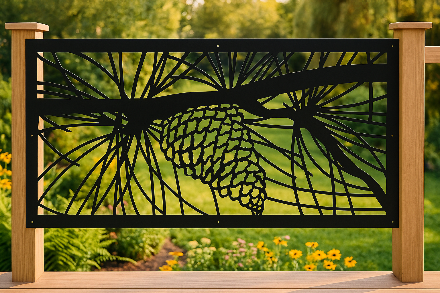 Decorative Metal Railing Inserts