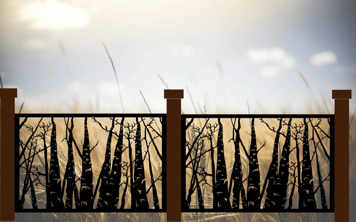 Decorative Metal Panel- Aspen Branches VP23-04 (Horizontal)