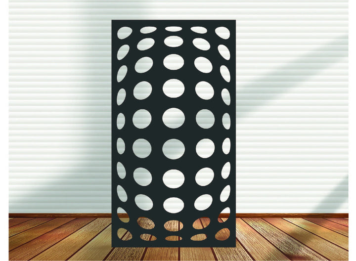 Metal Decorative Panel, Indoor & Outdoor - Circles, DCA2.14