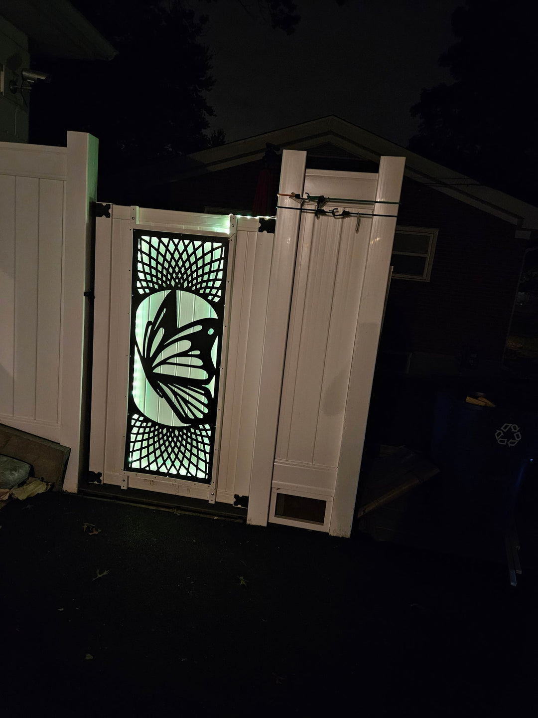 Metal Panel Butterfly or Indoor & Outdoor, Wall Art, Privacy Screen