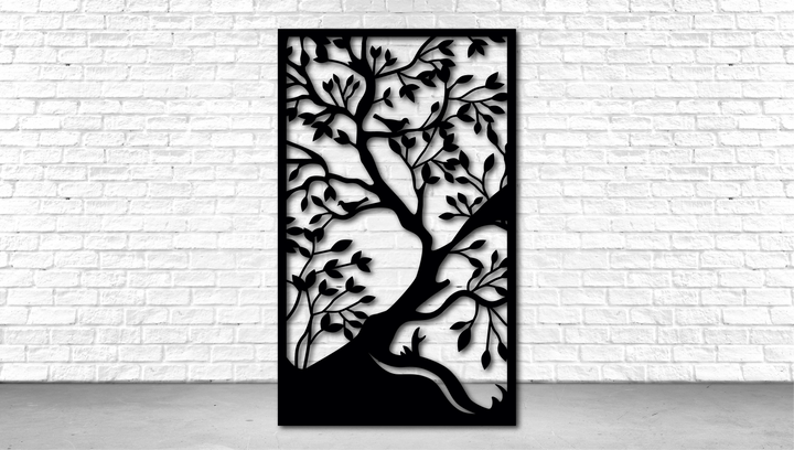 Metal Panel, Indoor & Outdoor - Bird in Tree- MD1