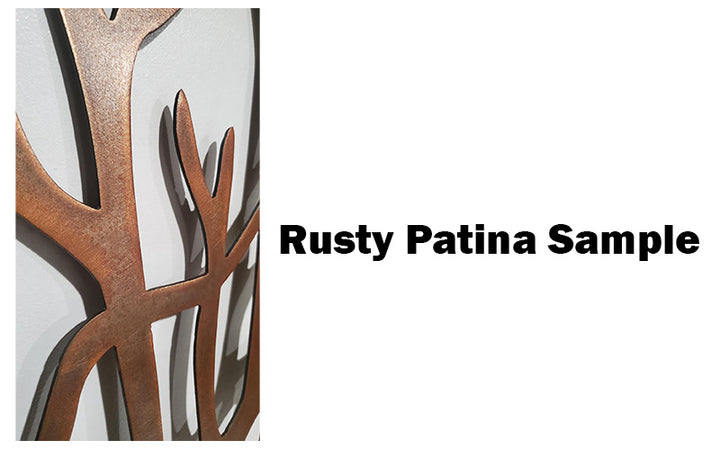 Metal Panel- Climbing Leaves