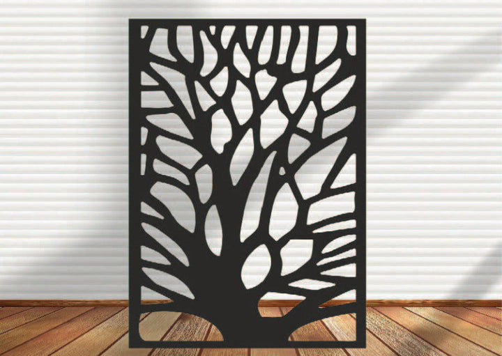 Tree Branch Metal Panel