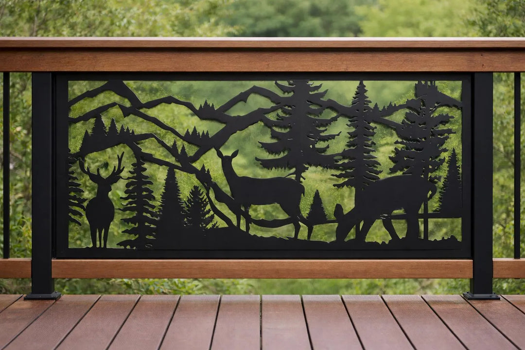 Wildlife Railing Wildlife Panels & Railing Inserts – FabriPlas Metal