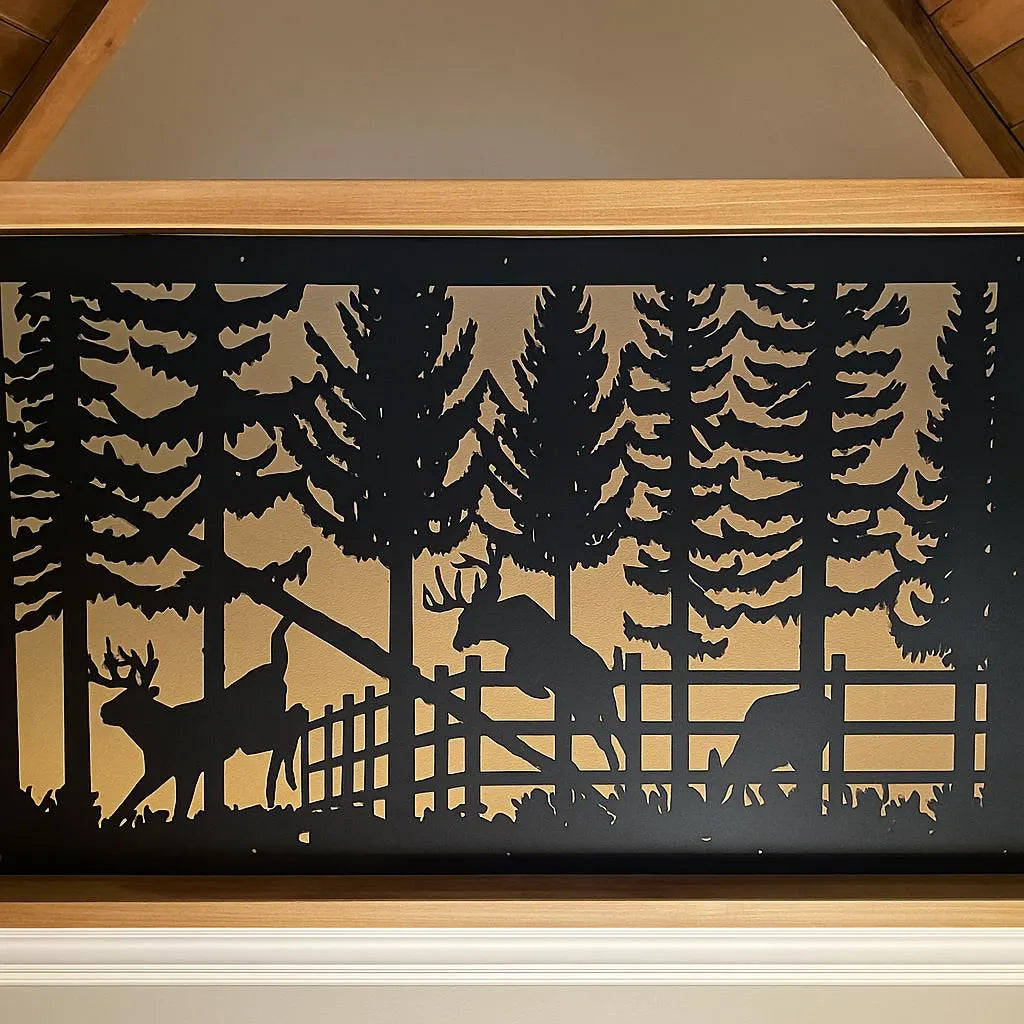 Deer Ridge Panel Wildlife Panels & Railing Inserts – FabriPlas Metal