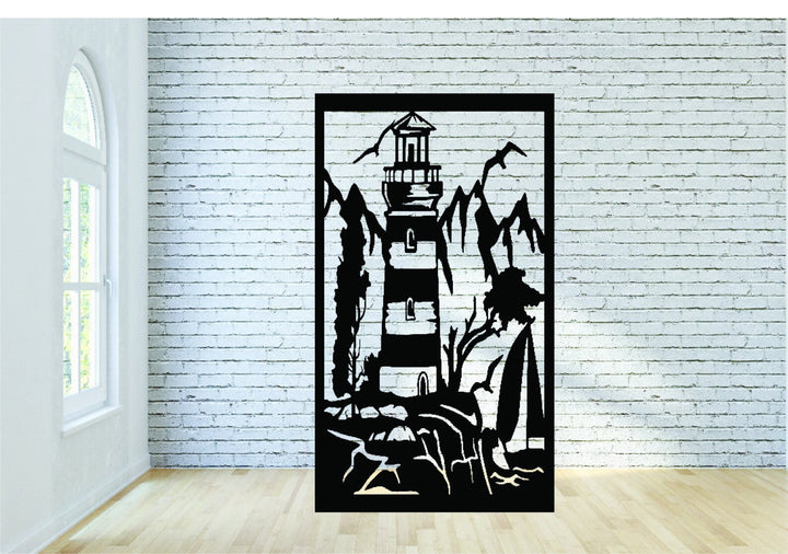 Decorative Metal Panel, Indoor & Outdoor - Lighthouse Panel (PUA31)