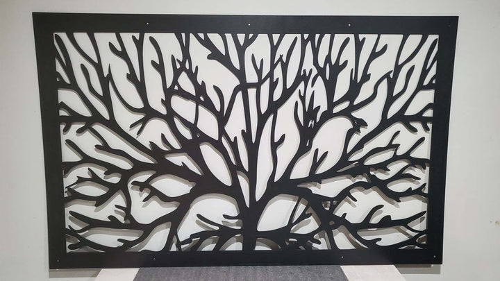 Tree Railing Insert Metal Panel - Tree Branches LCFG