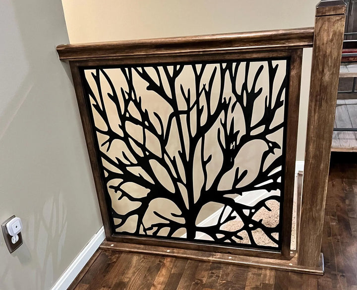 Tree Railing Insert Metal Panel - Tree Branches LCFG