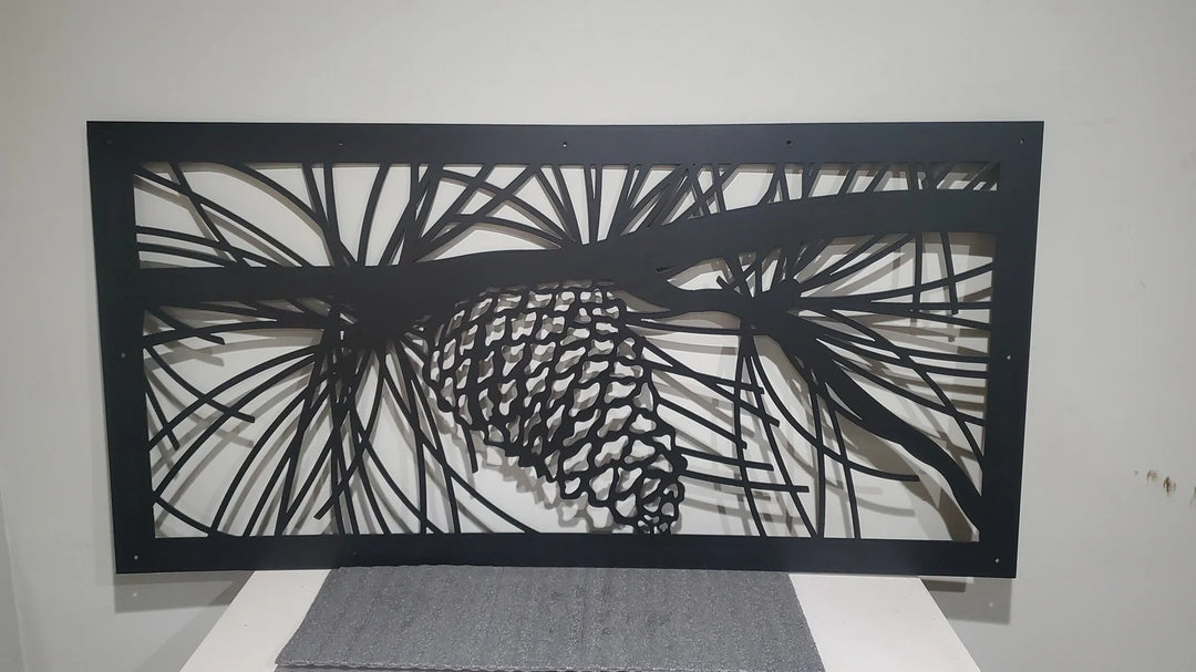 Decorative Rustic Railings- Pinecone