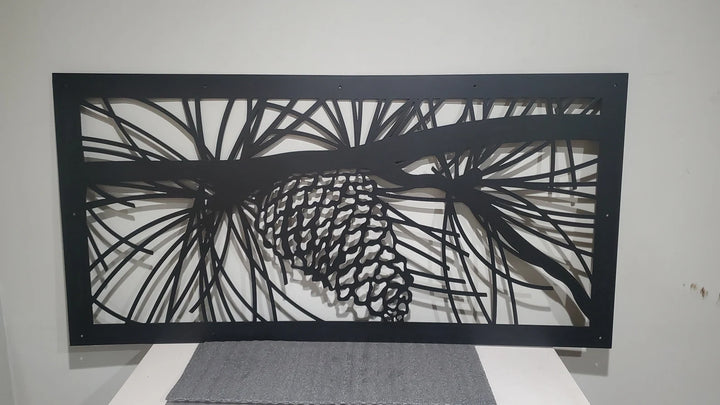 Decorative Rustic Railings- Pinecone