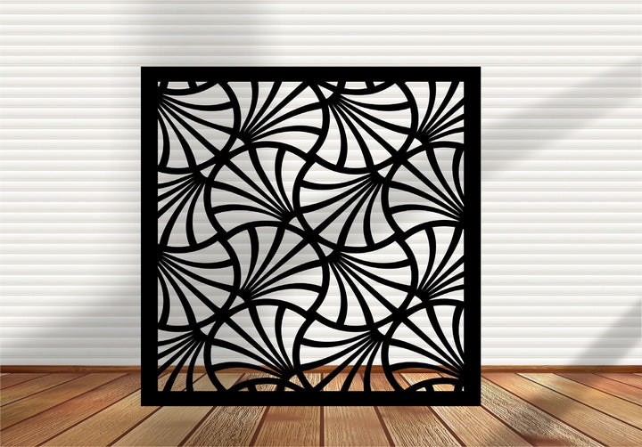 Square Metal Wall Art, Indoor & Outdoor - SD9