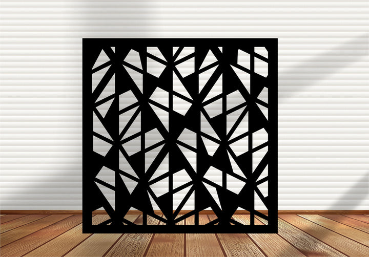Square Metal Wall Art, Indoor & Outdoor - SD8