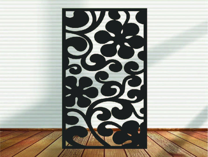 Metal Privacy Screen, Indoor & Outdoor - Design 22