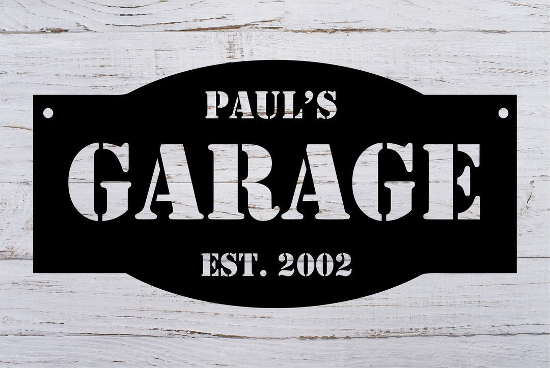 Carport Sign Custom Metal Garage Sign – FabriPlas Metal
