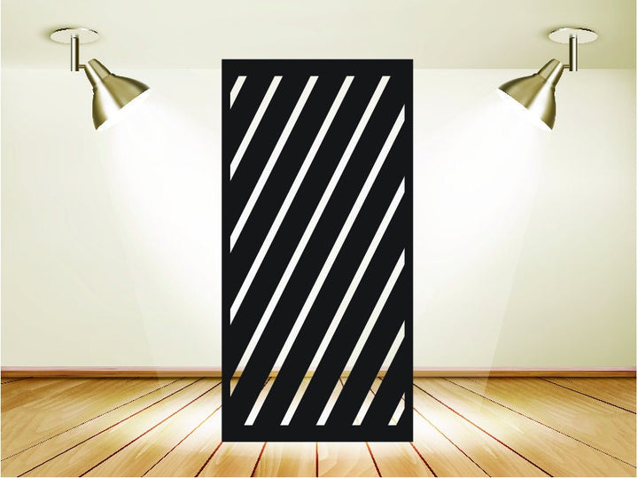 Privacy Screen - Black Elegance