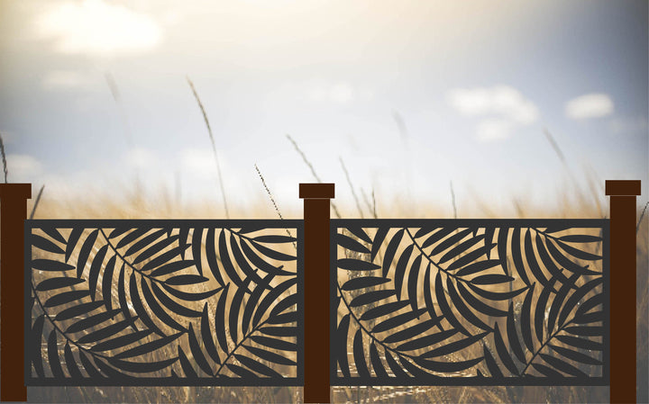 Decorative Fence & Metal Panel Insert - Whispering Winds
