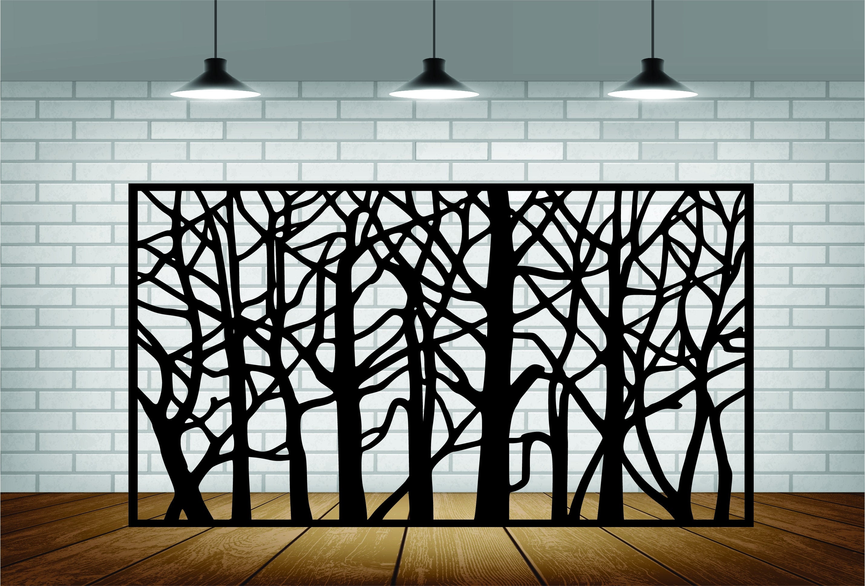 Tree Privacy Panel- LVP224 – FabriPlas Metal