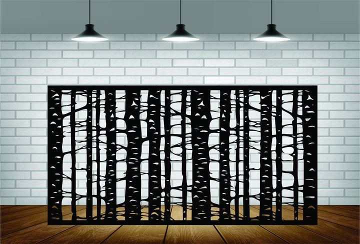Decorative Panel- Birch Trees- LM1